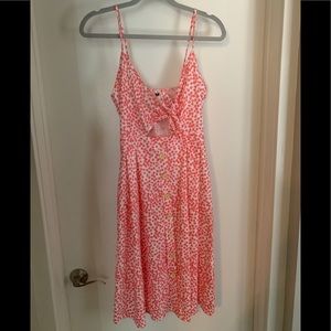 SOLD ON MERCARI 
Flower midi dress size M